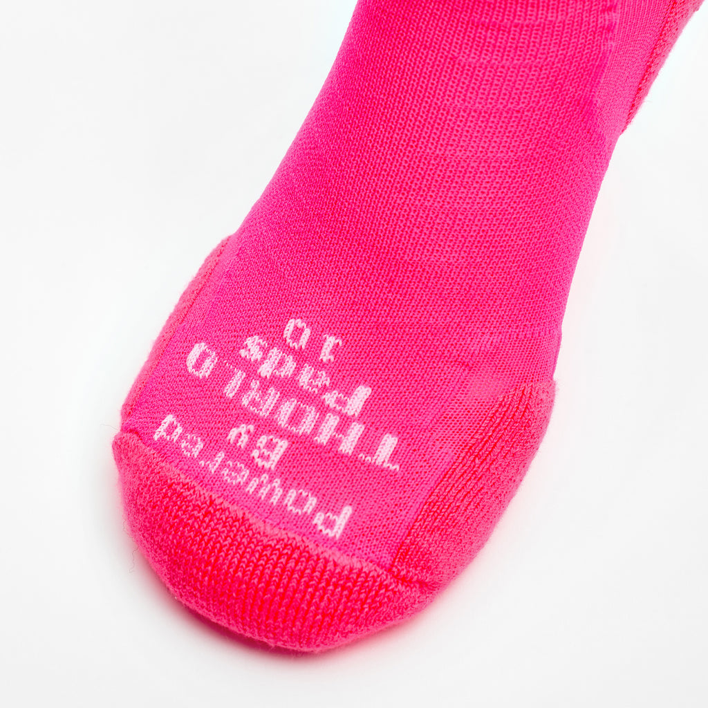 Thorlo Experia TECHFIT Light Cushion Low-Cut Socks | #color_electric pink - solid