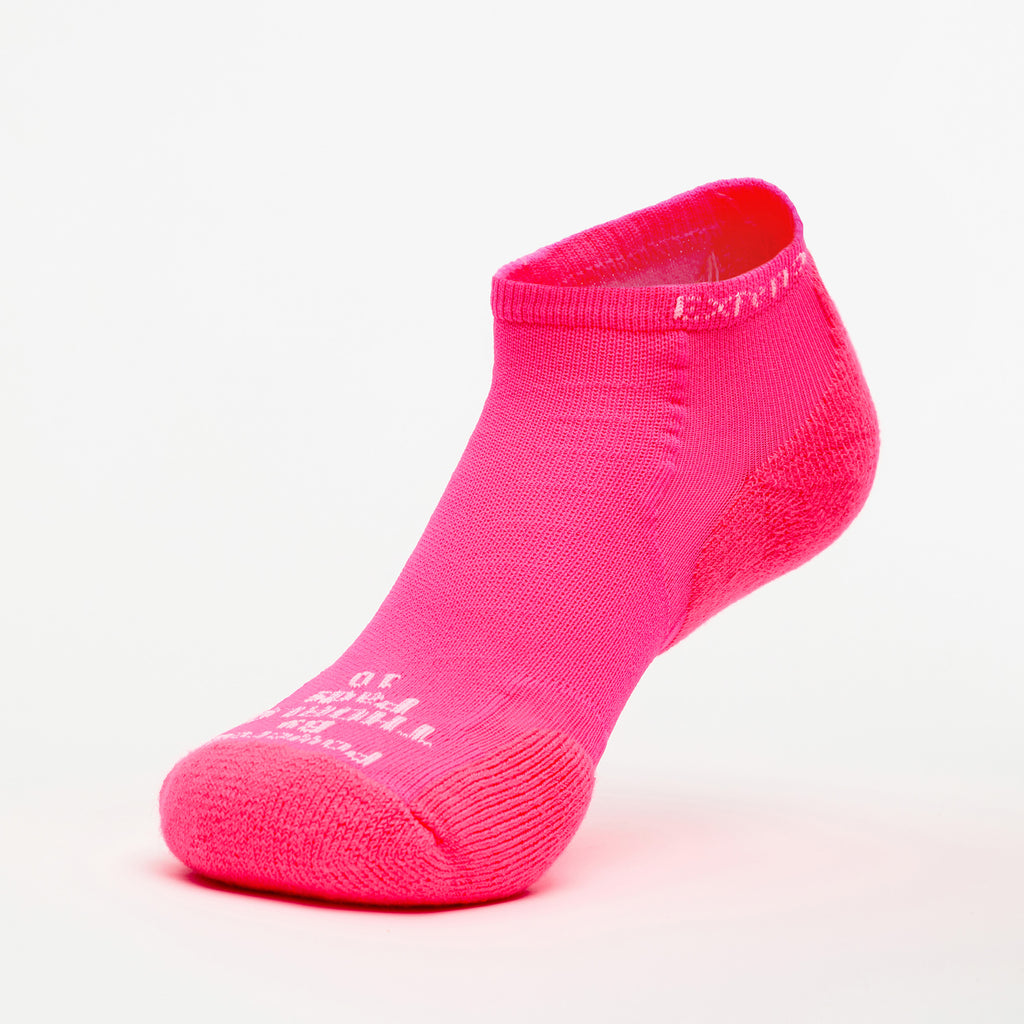 Thorlo Experia TECHFIT Light Cushion Low-Cut Socks | #color_electric pink - solid