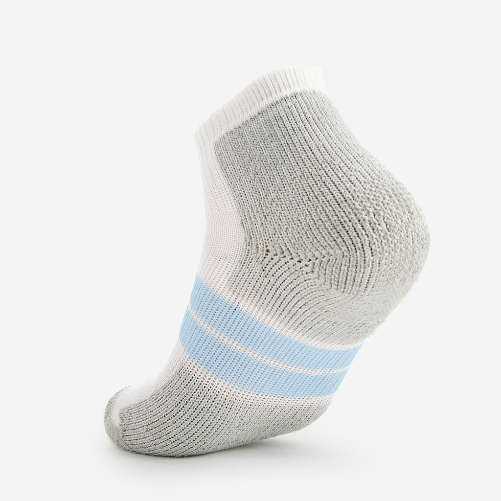 Thorlo Women's Maximum Cushion Low-Cut Running Socks (3 Pairs) | #color_pale blue