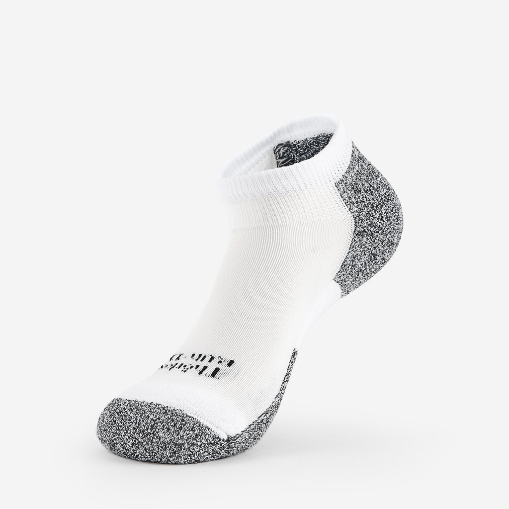 Thorlo Men's Light Cushion Low-Cut Running Socks | #color_white