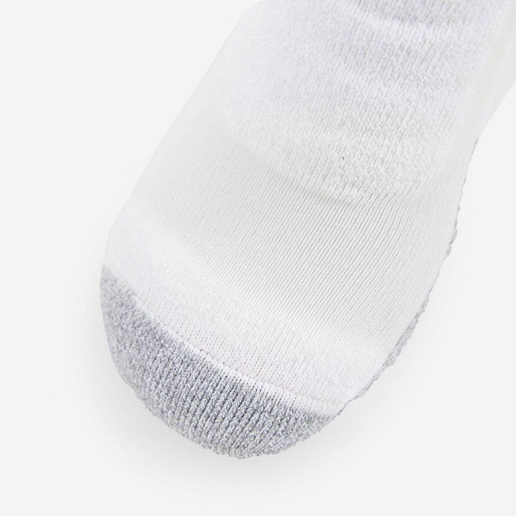 Thorlo Men's Light Cushion Ankle Walking Socks | #color_white/platinum