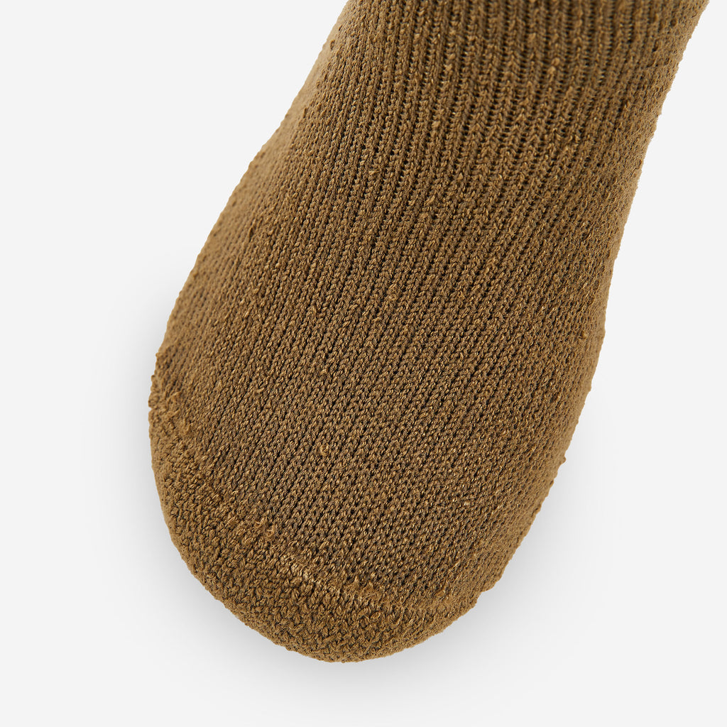 Thorlo Moderate Cushion Mid-Calf Military Socks | #color_coyote brown