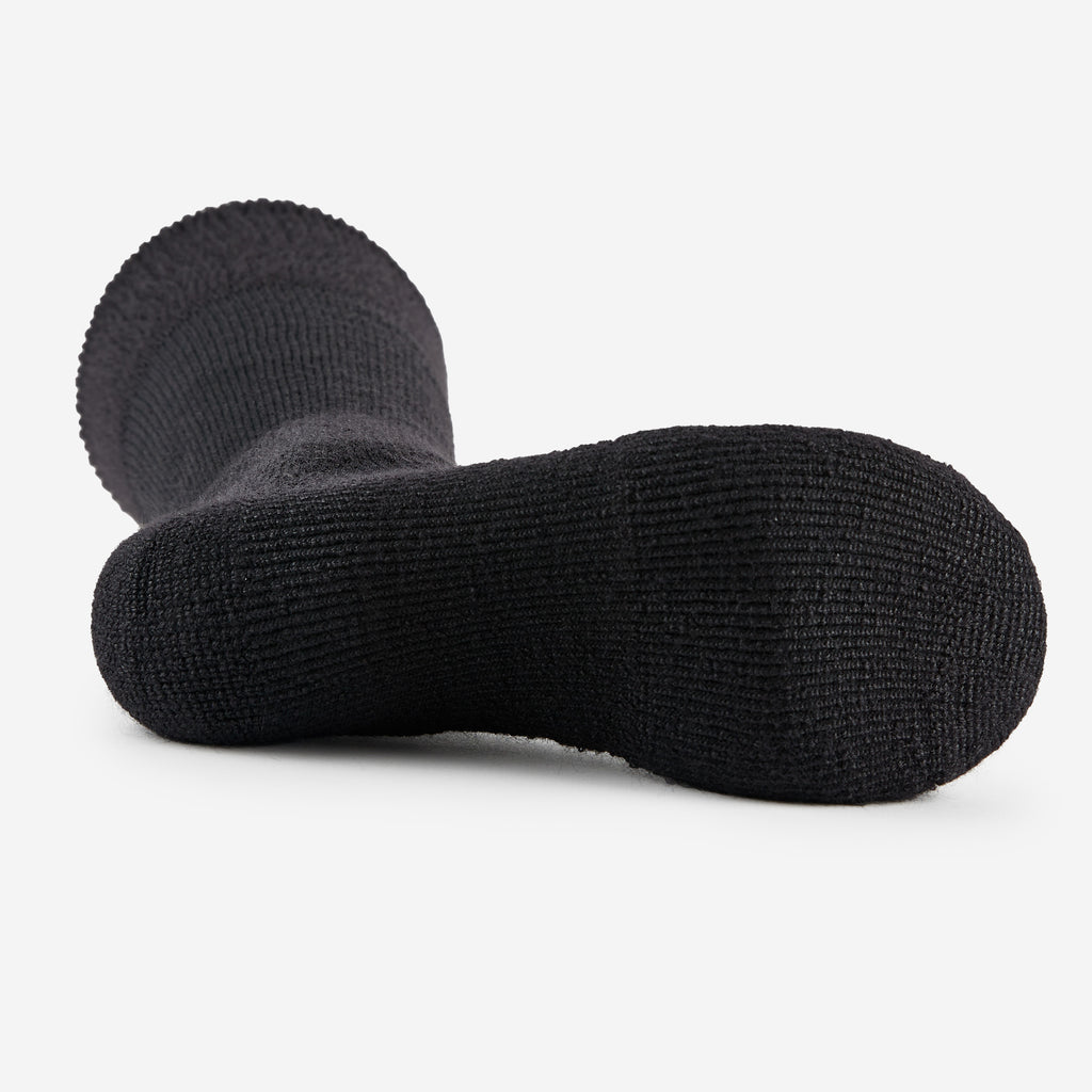 Thorlo Maximum Cushion Over-Calf Military Socks | #color_black
