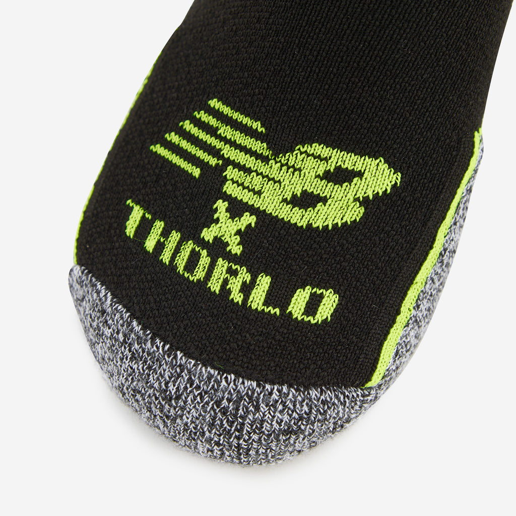 New Balance x Thorlo - Maximum Cushion Low Cut Running Socks | #color_ black