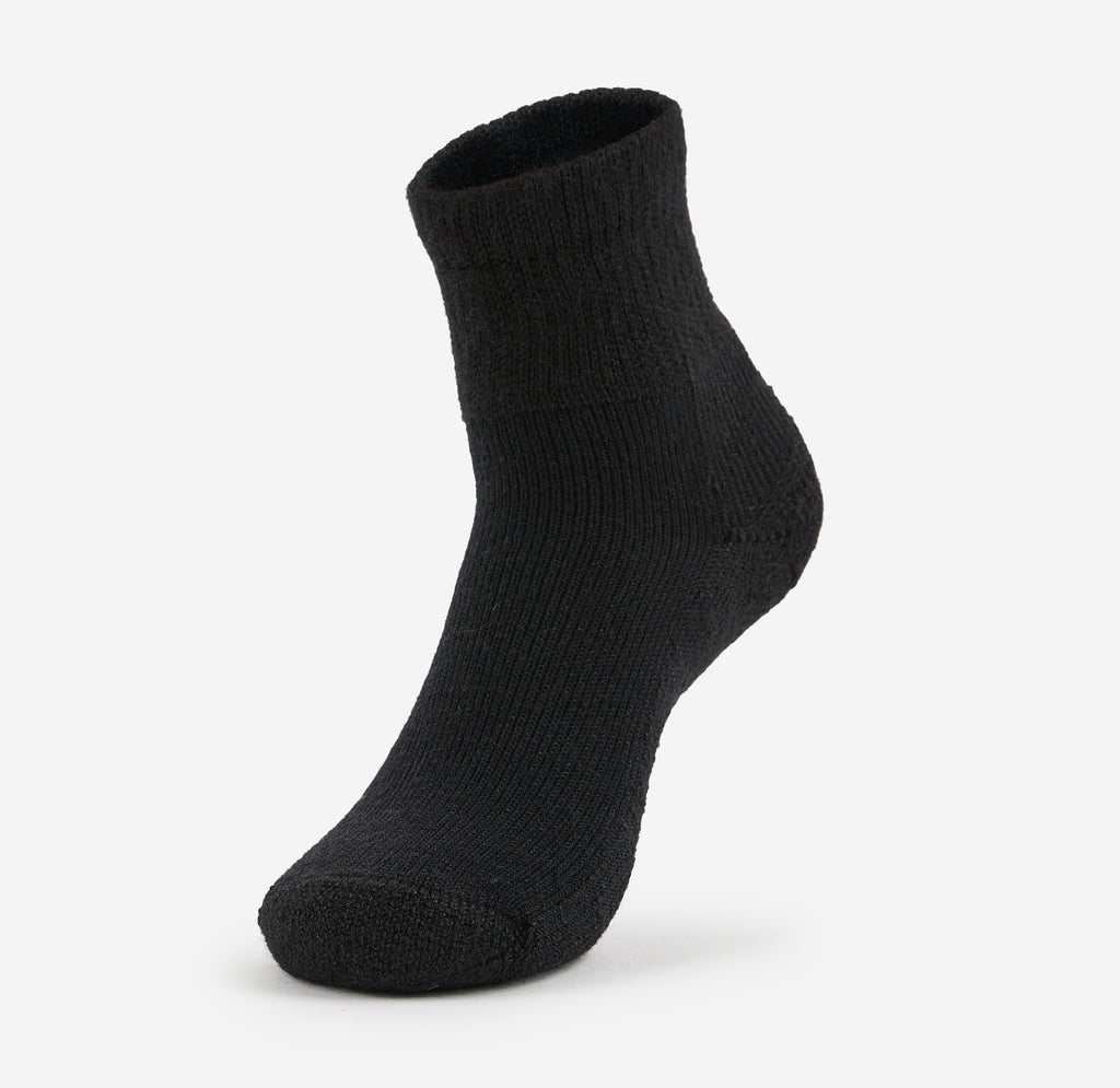 Thorlo Moderate Cushion Ankle Uniform Socks | #color_black