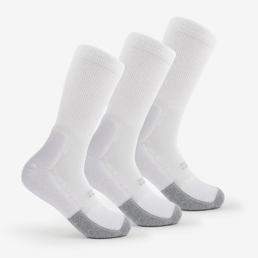 Thorlo Light Cushion Crew Tennis Socks (3 Pairs) | #color_white