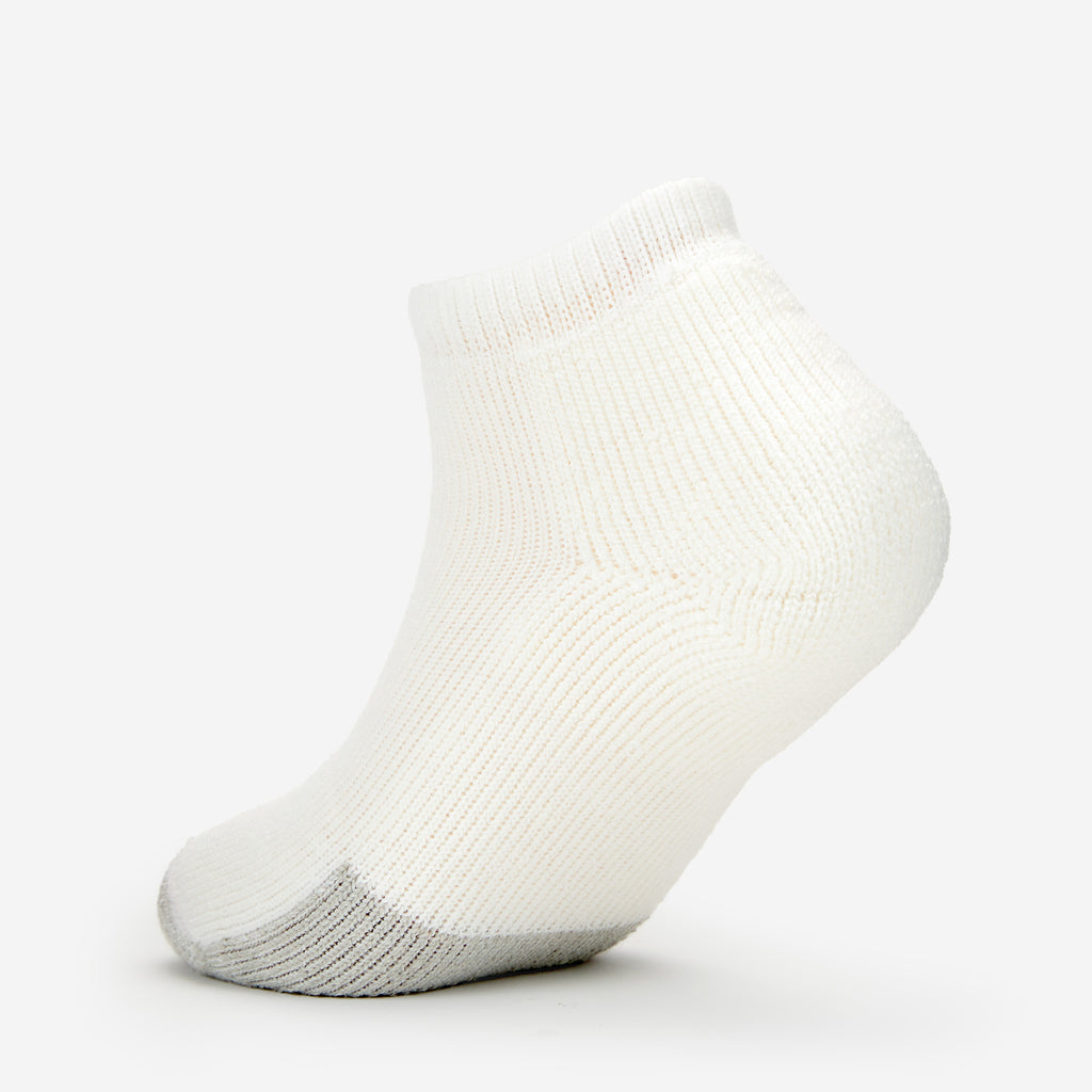 Thorlo Maximum Cushion Low-Cut Tennis Socks | #color_white