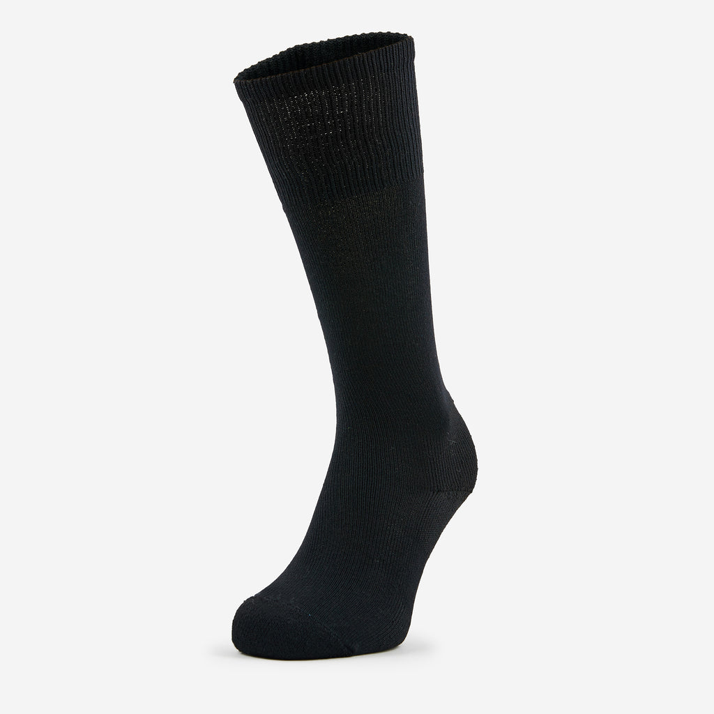 Thorlo Light Cushion Over-Calf Western Boot Socks | #color_black