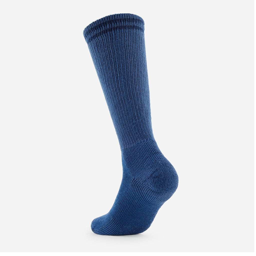 Thorlo Moderate Cushion Over-Calf Uniform Socks | #color_postal blue strip