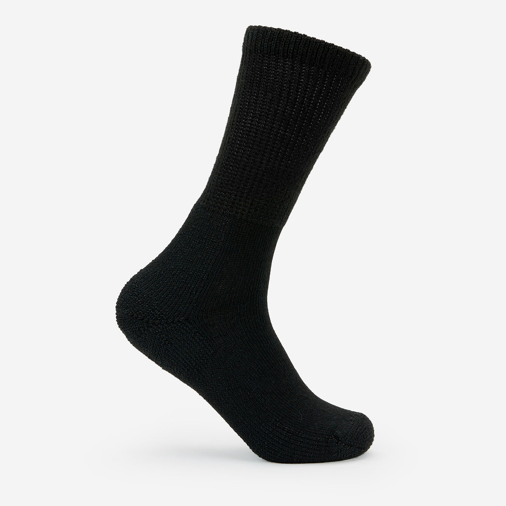 Thorlo Moderate Cushion Crew Walking Socks (3 Pairs) | #color_black