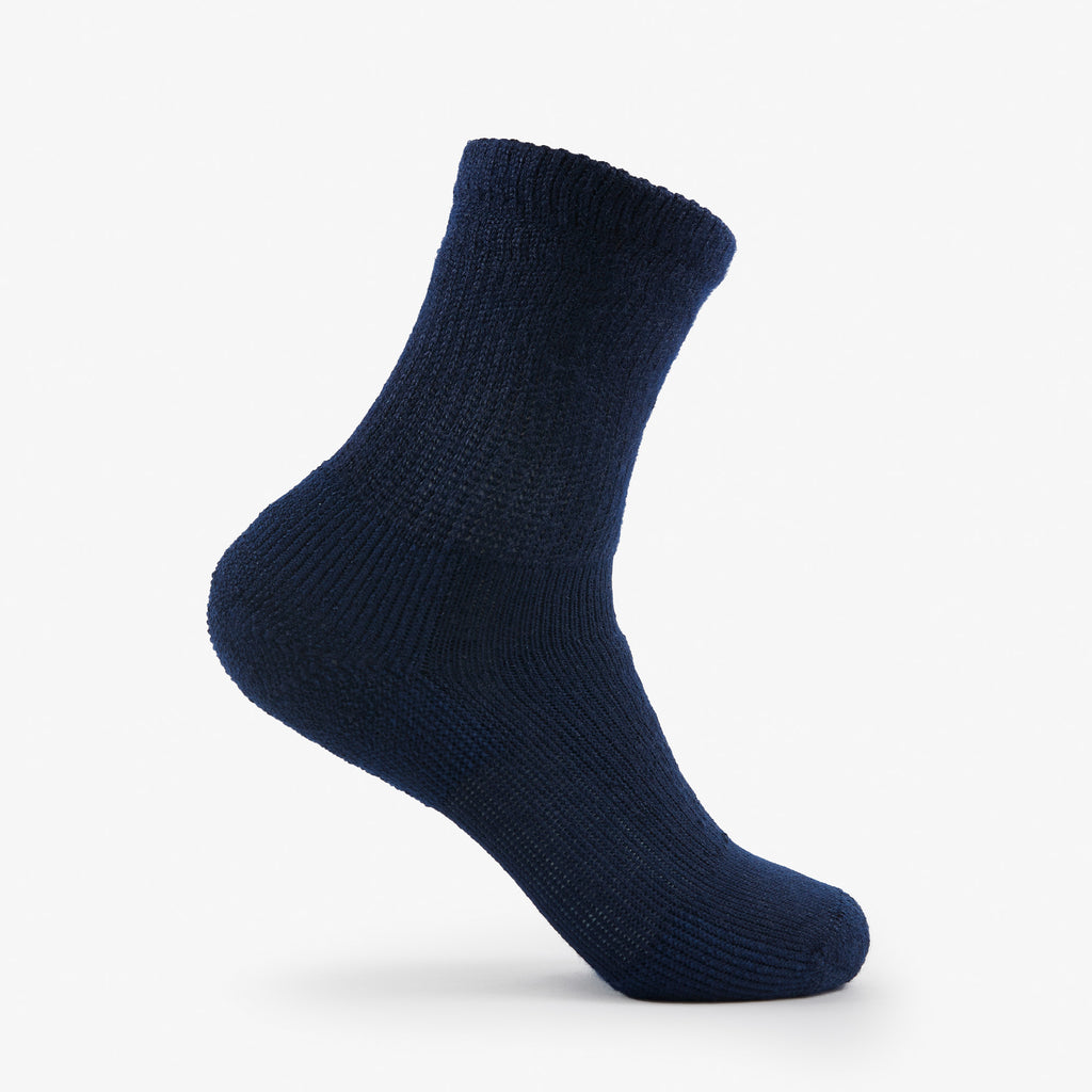 Thorlo Moderate Cushion Crew Walking Socks | #color_navy