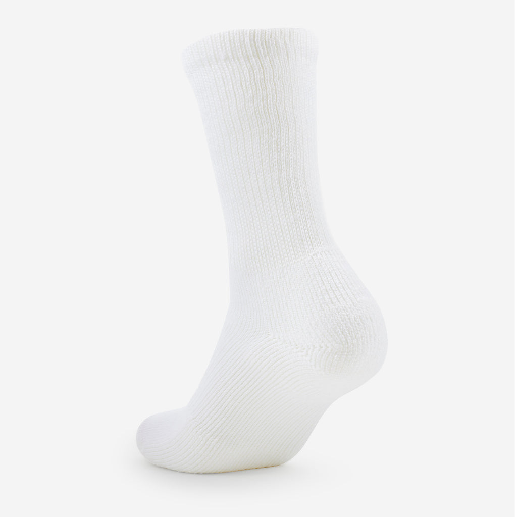Thorlo Moderate Cushion Crew Walking Socks (6 Pairs) | #color_white