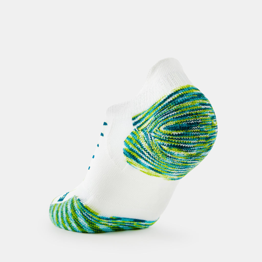 Thorlo Experia TECHFIT Light Cushion No-Show Tab Rocket Grip Socks | #color_Sea Green