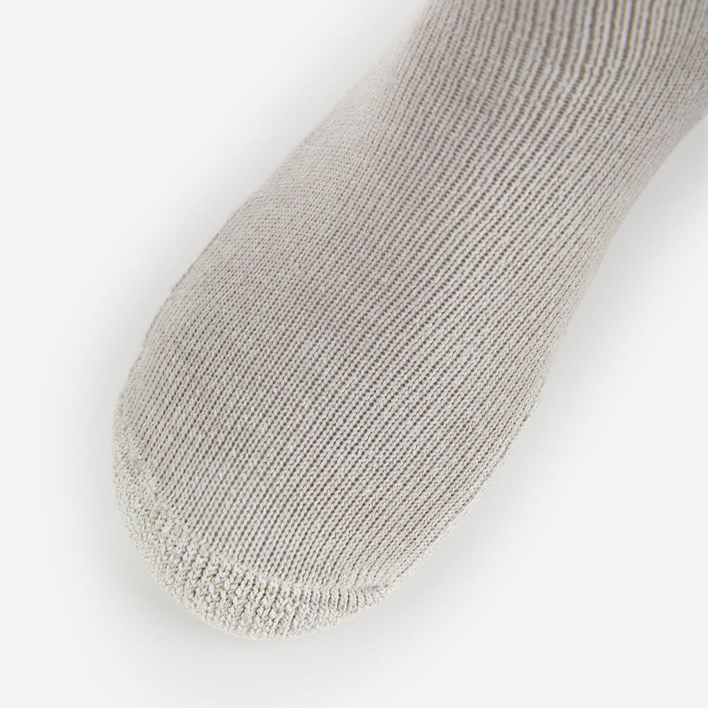 Thorlo Men's Moderate Cushion Crew Diabetic Socks | #color_grey