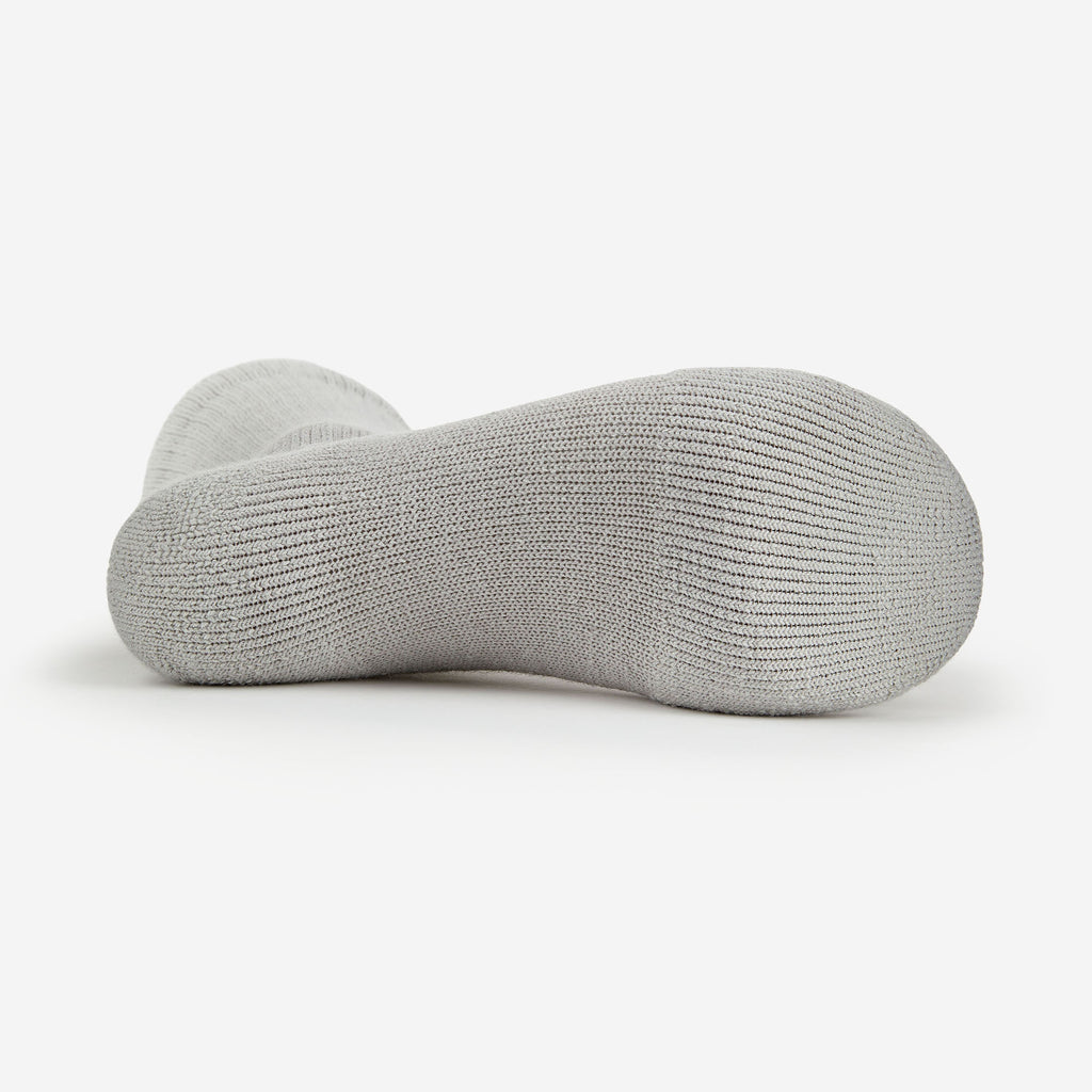 Thorlo Men's Moderate Cushion Crew Diabetic Socks | #color_grey