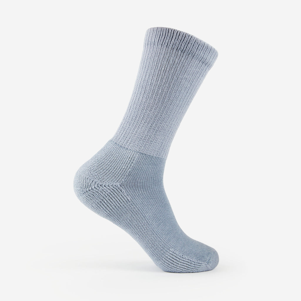 Thorlo Men's Moderate Cushion Crew Diabetic Socks | #color_soft_blue