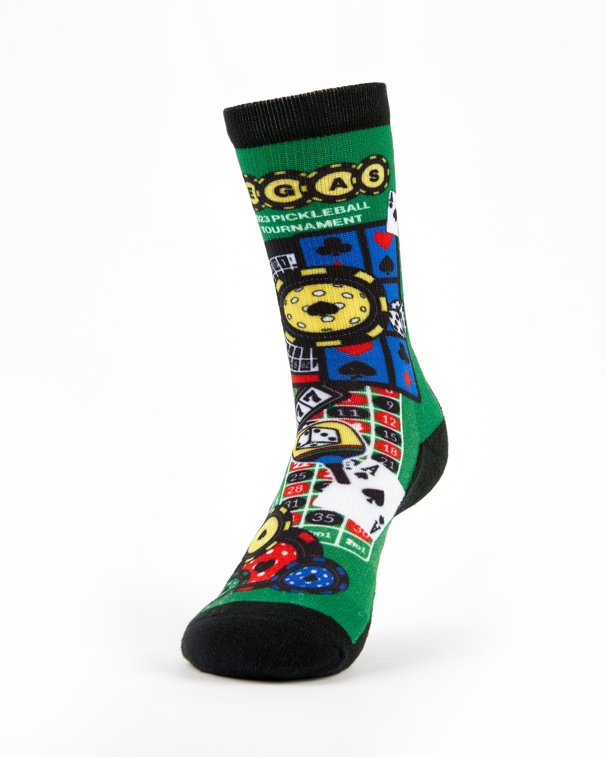 Las Vegas Men's Pickleball Light Cushion Crew Socks | Thorlo