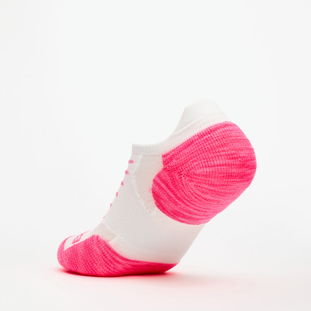 Thorlo Experia TECHFIT Light Cushion No-Show Tab Socks | #color_electric pink