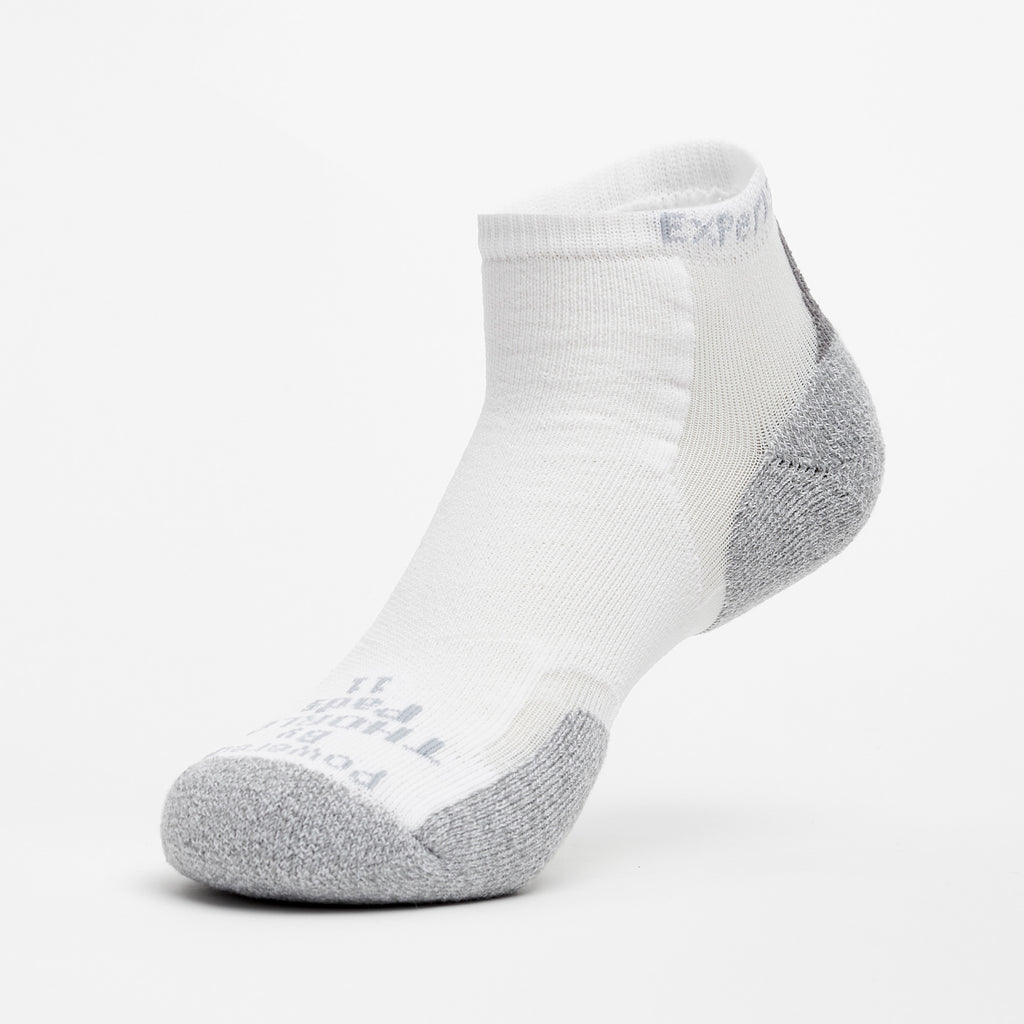 Thorlo Experia TECHFIT Light Cushion Low-Cut Fitness Socks (3 Pairs) | #color_white