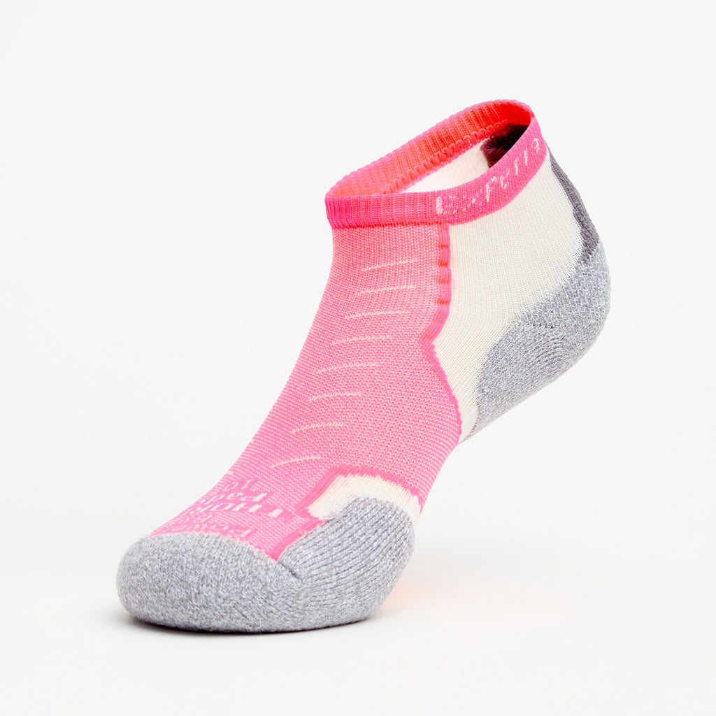 Thorlo Experia TECHFIT Light Cushion Low-Cut Socks | #color_electric pink