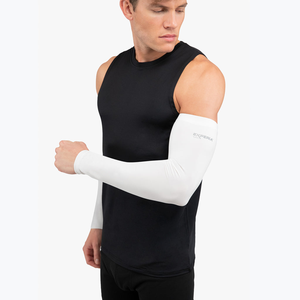 Thorlo Performance Running Arm Sleeves | #color_White