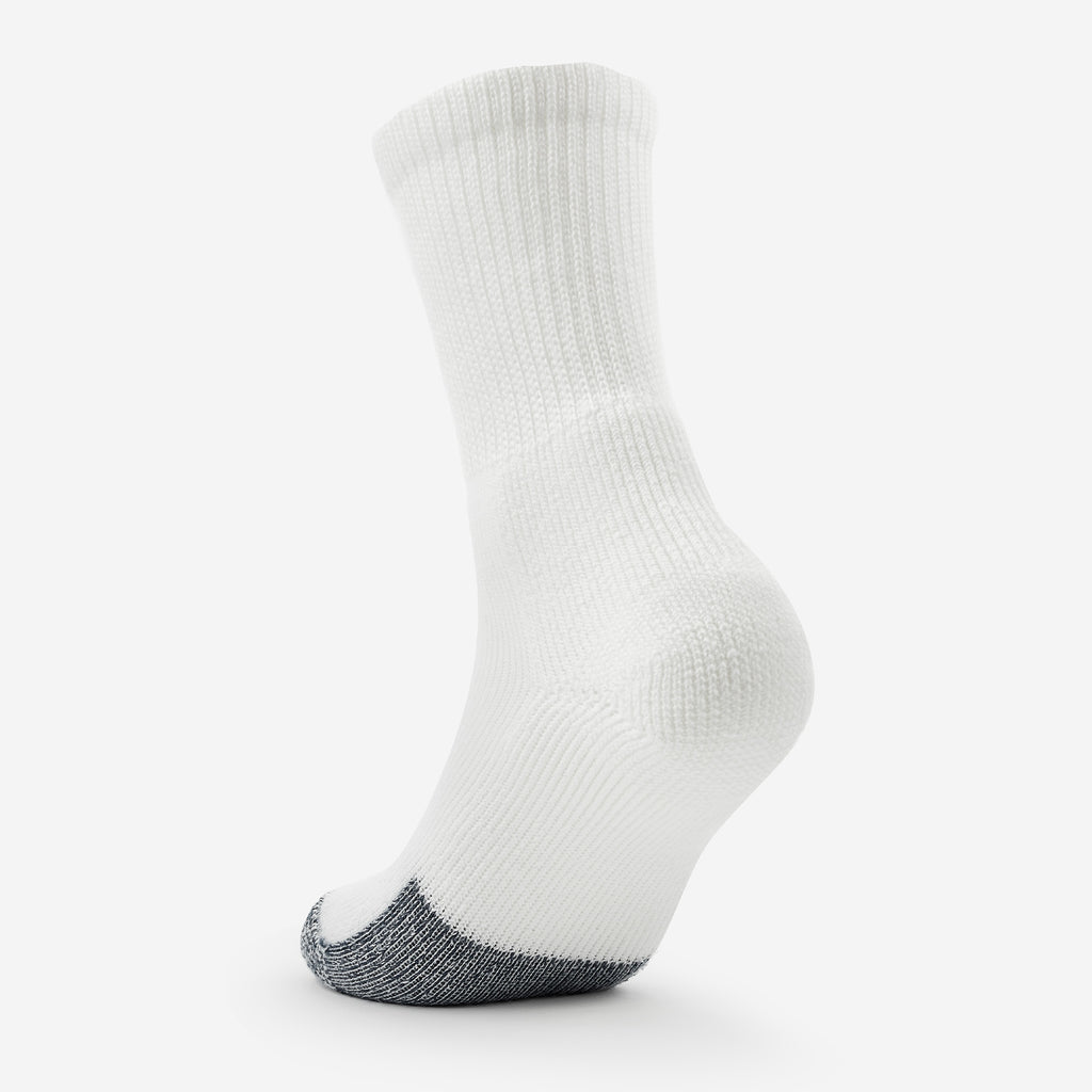 Thorlo Maximum Cushion Crew Basketball Socks (3 Pairs) | #color_white