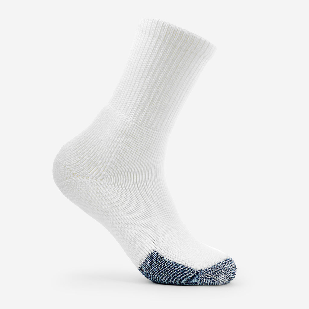 Thorlo Maximum Cushion Crew Basketball Socks | #color_white