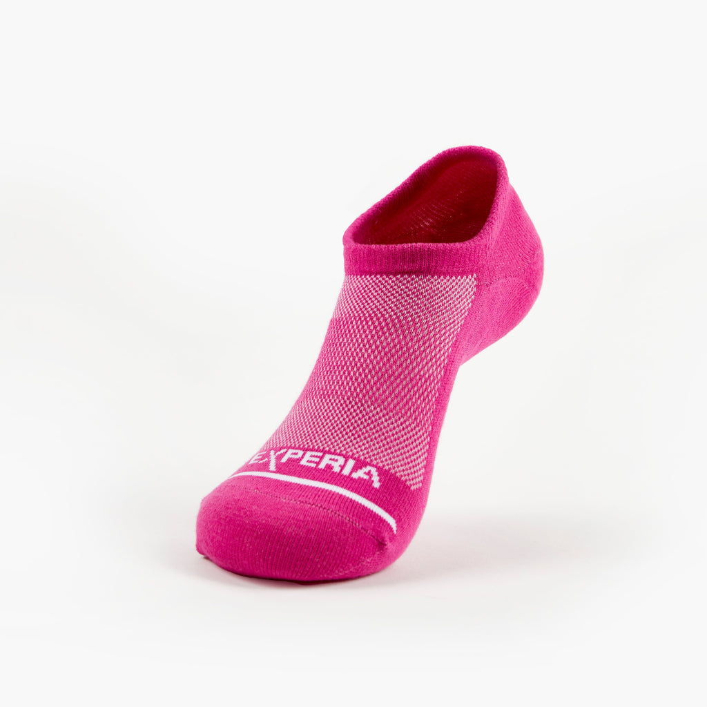 Thorlo Experia GREEN No-Show Liner Socks | #color_Orchid