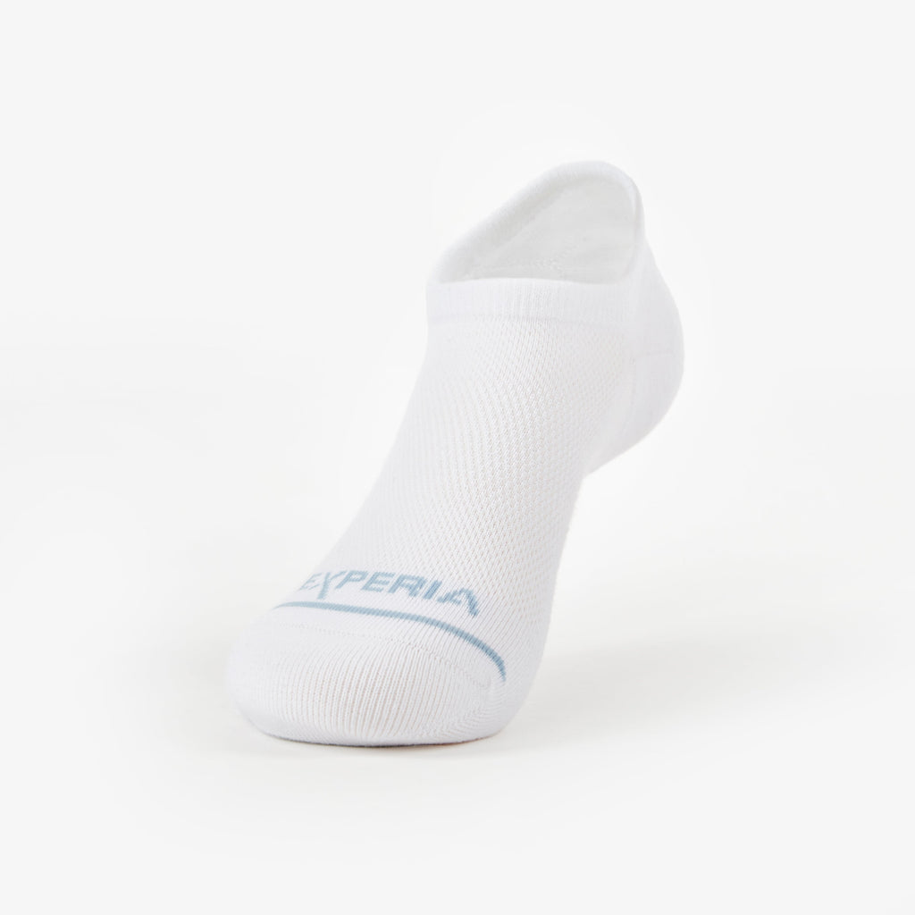 Thorlo Experia GREEN No-Show Liner Socks | #color_White