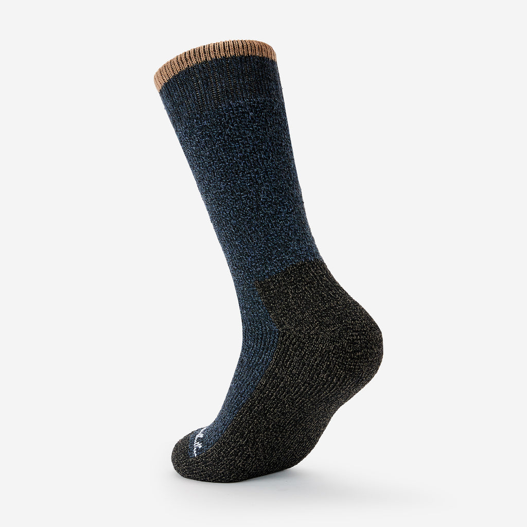 Thorlo Men's Outdoor Thermal Crew Work Boot Socks (2 Pairs) | #color_Denim/Denim
