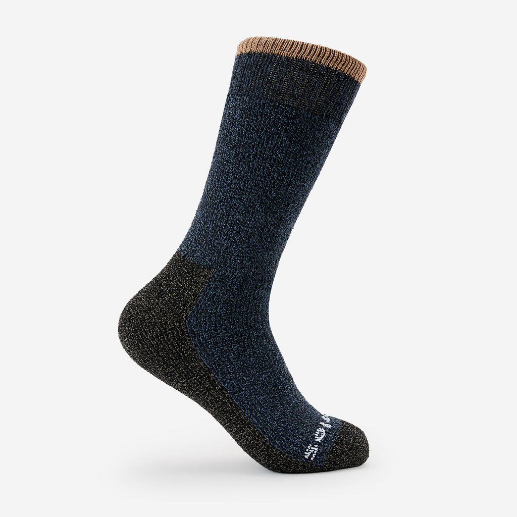 Thorlo Men's Outdoor Thermal Crew Work Boot Socks (2 Pairs) | #color_Denim/Denim