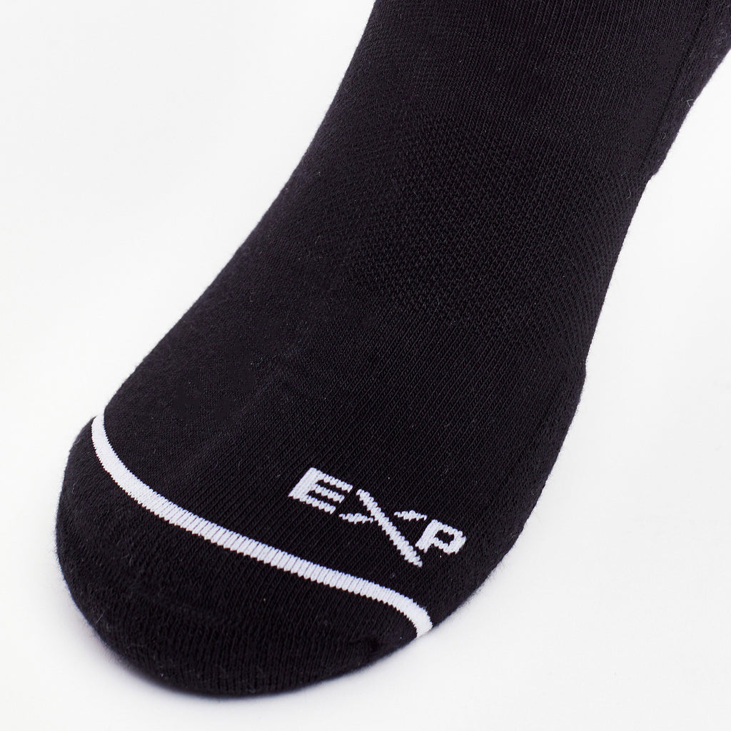 Thorlo Essentials Low-Cut Socks (6 Pairs) | #color_Black/White