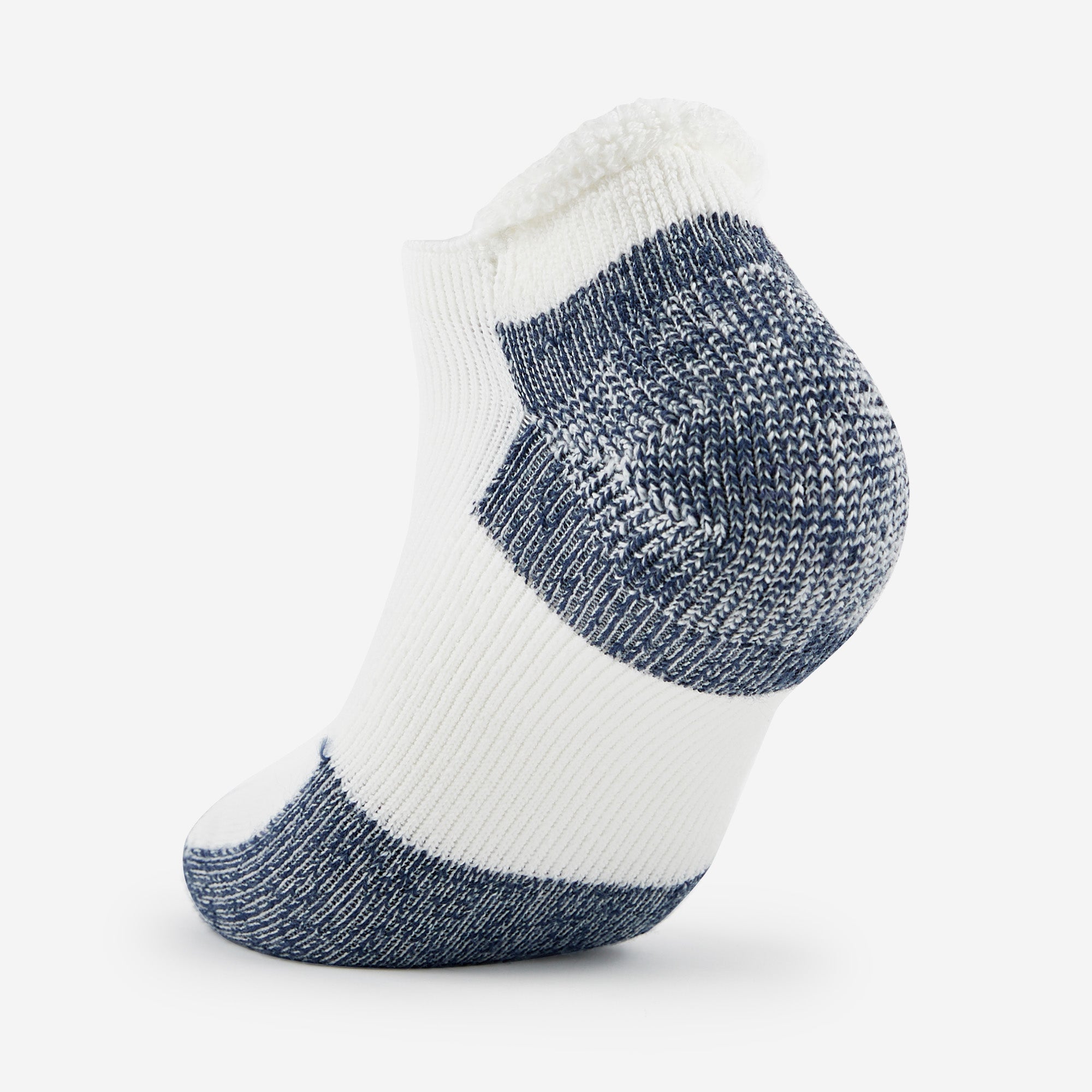 Thorlos Maximum Cushion Ankle Running Socks JMX Calze da Corsa alla Caviglia con Massima Imbottitura, 3 Paia Bianco/Blu Navy, M Unisex-Adulto Thorlos Maximum Cushion Ankle Running Socks JMX Calze da Corsa alla Caviglia con Massima Imbottitura, 3 Paia Bianco/Blu Navy, M Unisex-Adulto