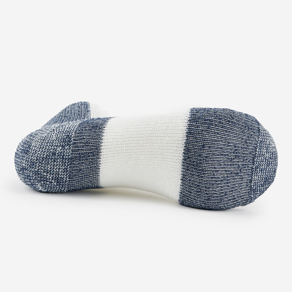 Thorlo Maximum Cushion Low-Cut Runners Socks (3 Pairs) | #color_white/navy