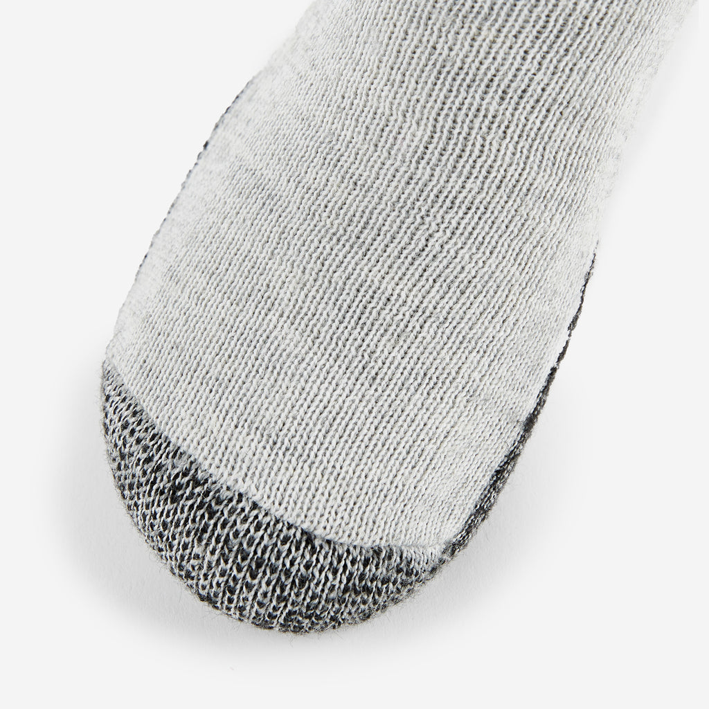 Thorlo Maximum Cushion Crew Warm Hiking Socks | #color_Black/Grey