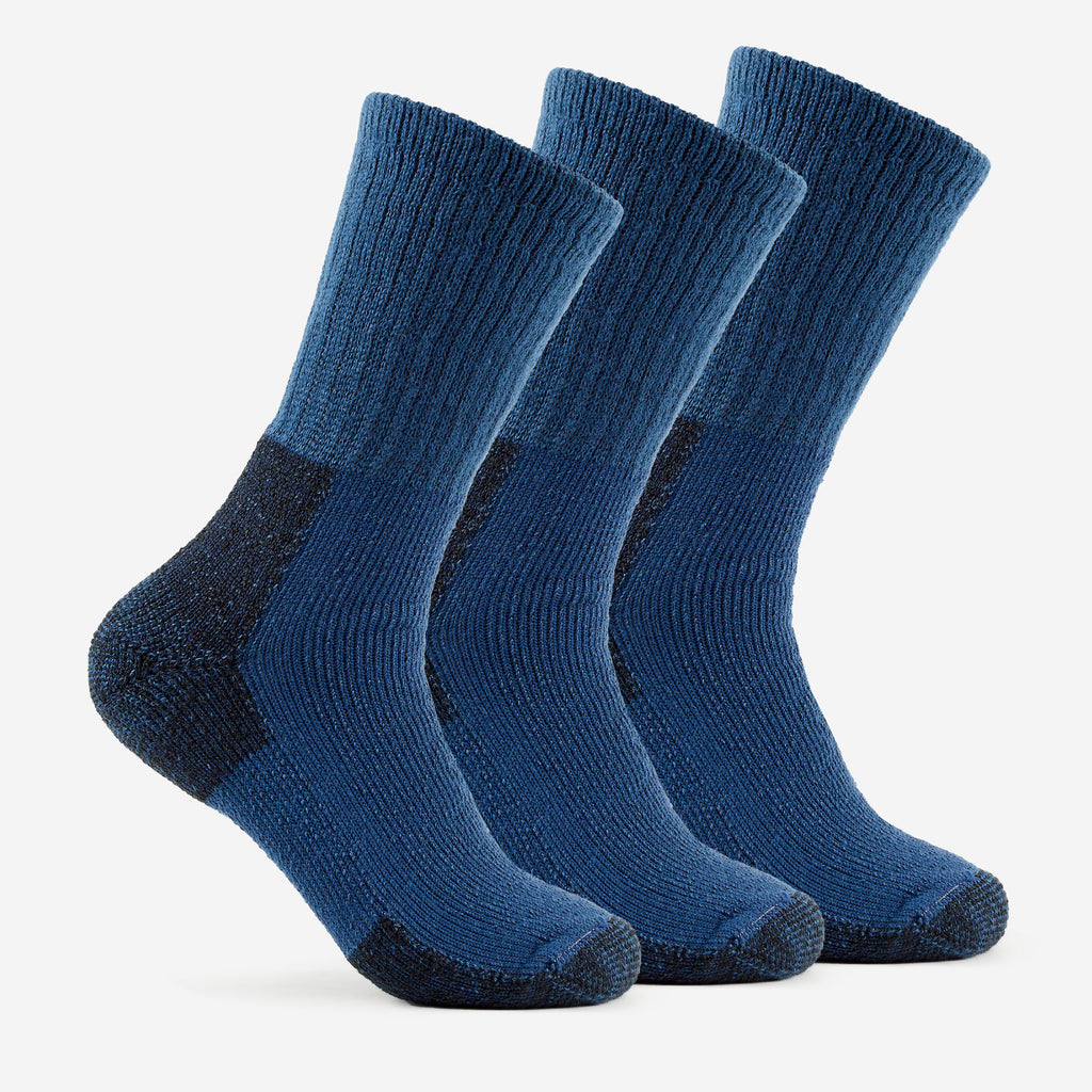 Thorlo Men's Maximum Cushion Crew Hiking Socks (3 Pairs) | #color_dark blue