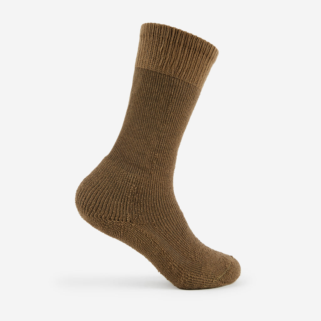 Thorlo Maximum Cushion Over-Calf Military Socks | #color_coyote brown