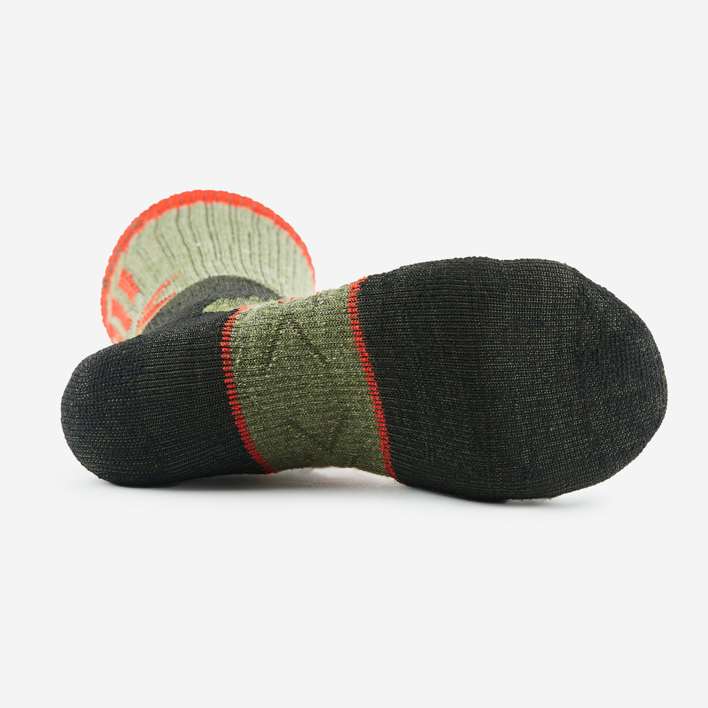 Thorlo Moderate Cushion Crew Warm Hiking Socks | #color_olive branch