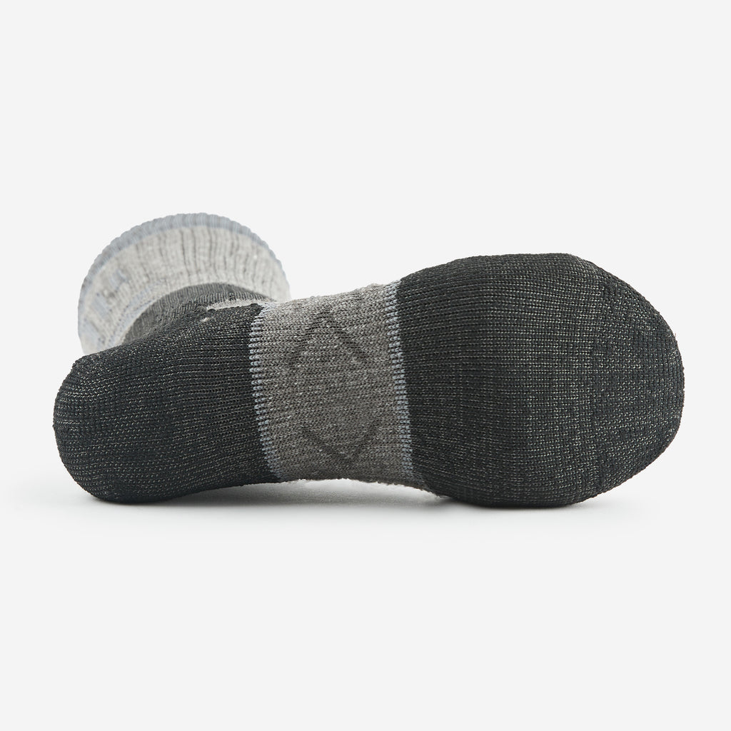 Thorlo Moderate Cushion Crew Warm Hiking Socks | #color_silver fox