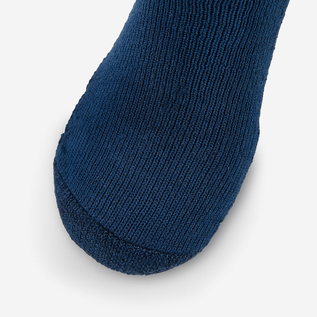 Thorlo Moderate Cushion Ankle Uniform Socks | #color_postal blue stripe