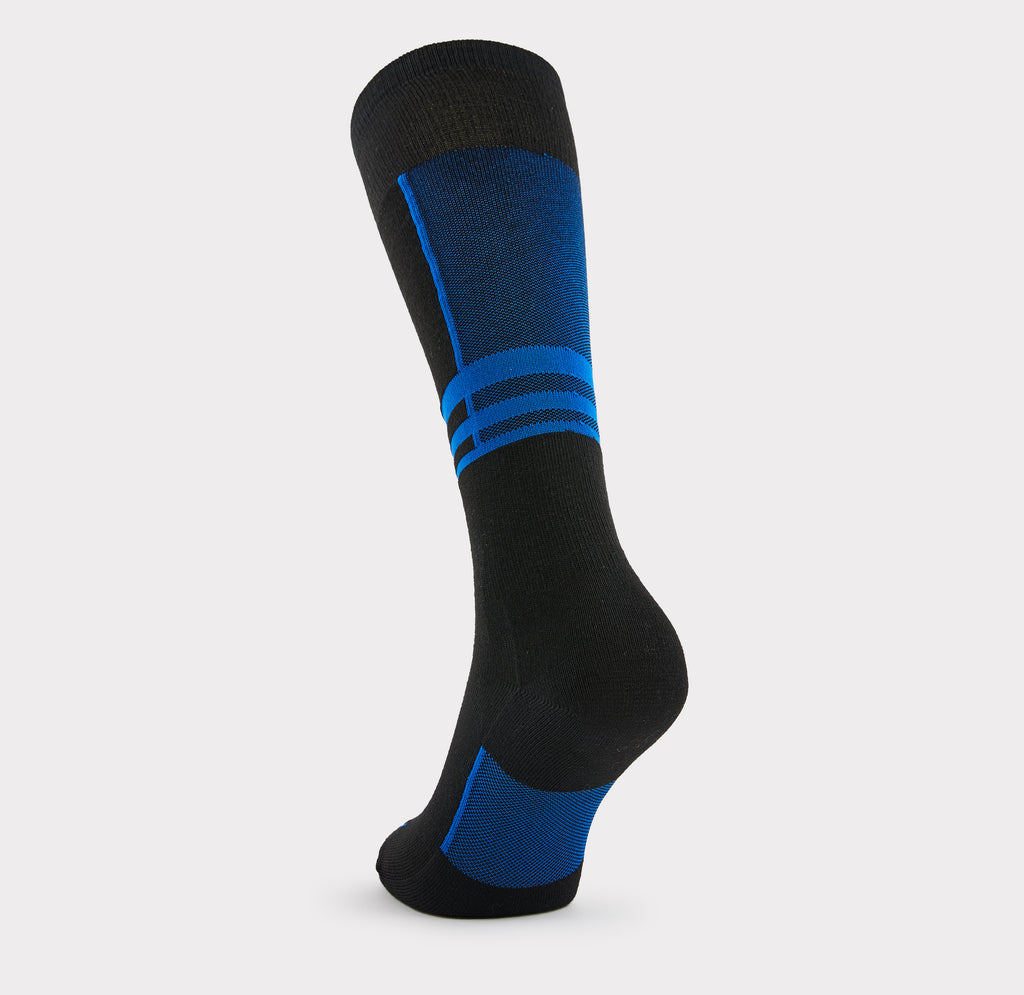 Thorlo Light Cushion Over-Calf Warm Skiing Socks | #color_laser blue