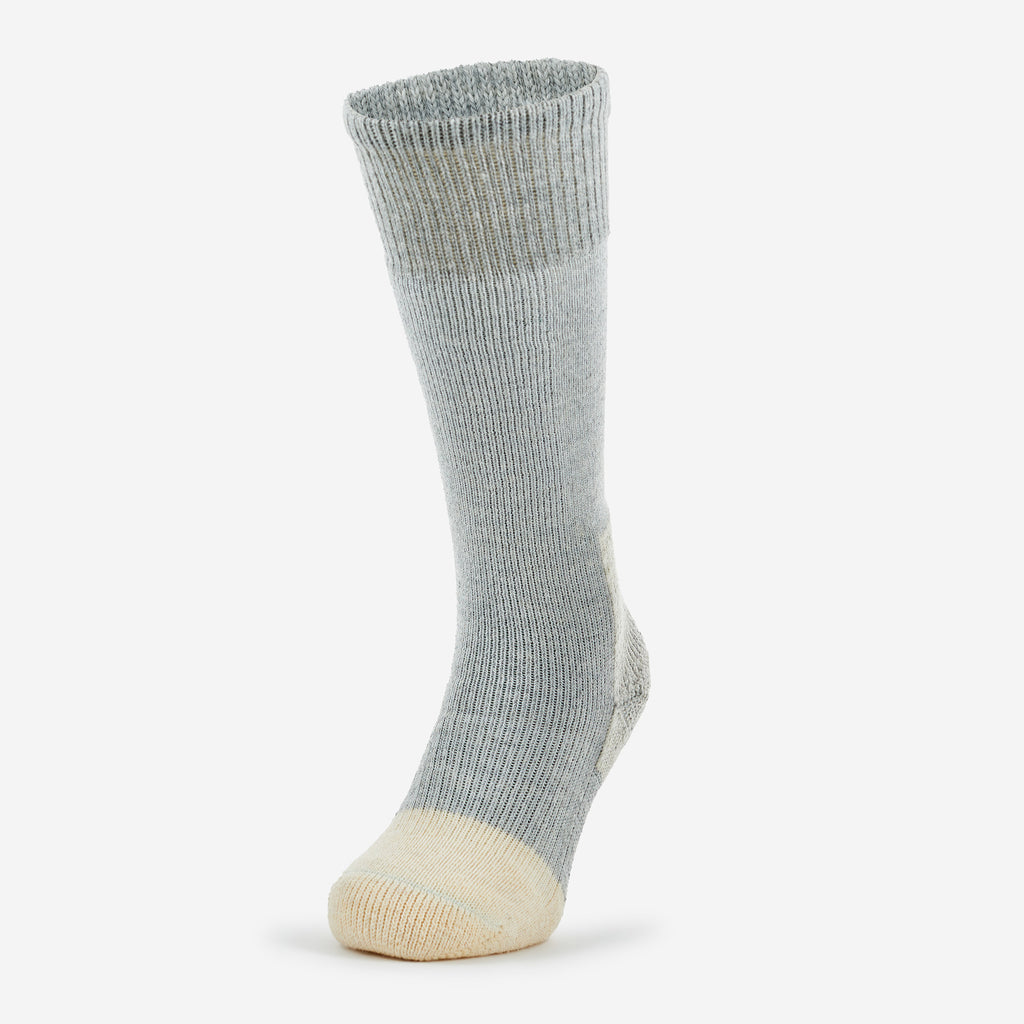 Thorlo Maximum Cushion Over-Calf Extreme Winter Socks | #color_Light Grey