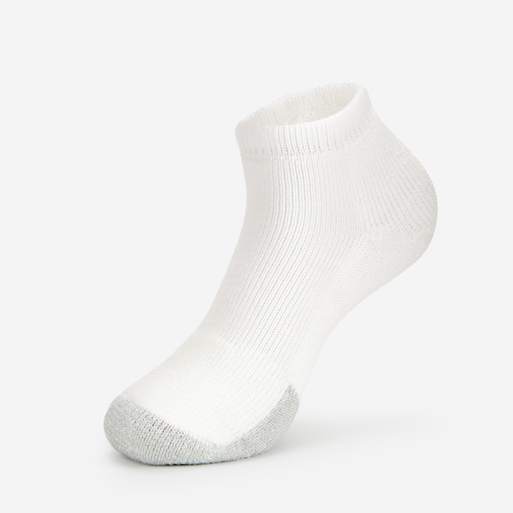 Thorlo Maximum Cushion Low-Cut Tennis Socks | #color_white