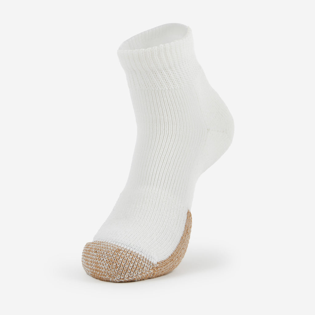 Thorlo Maximum Cushion Ankle Tennis Socks | #color_white