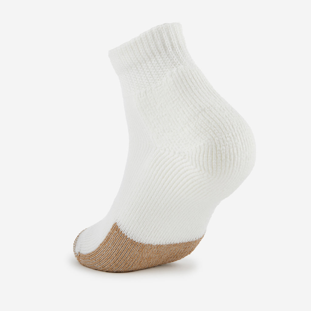 Thorlo Maximum Cushion Ankle Tennis Socks | #color_white
