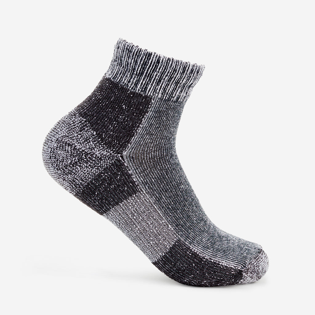 Thorlo Moderate Cushion Ankle Trail Running Socks | #color_charcoal
