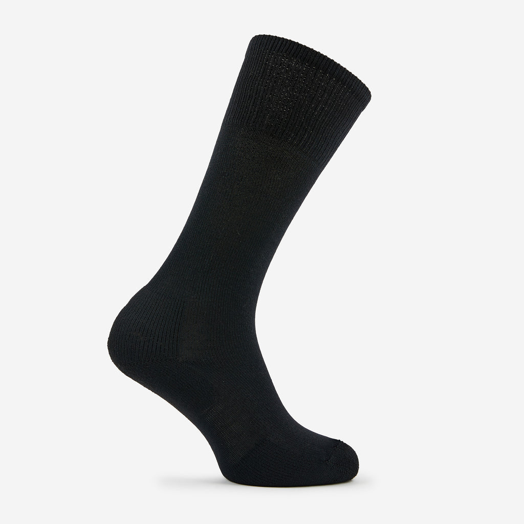 Thorlo Light Cushion Over-Calf Western Boot Socks | #color_black