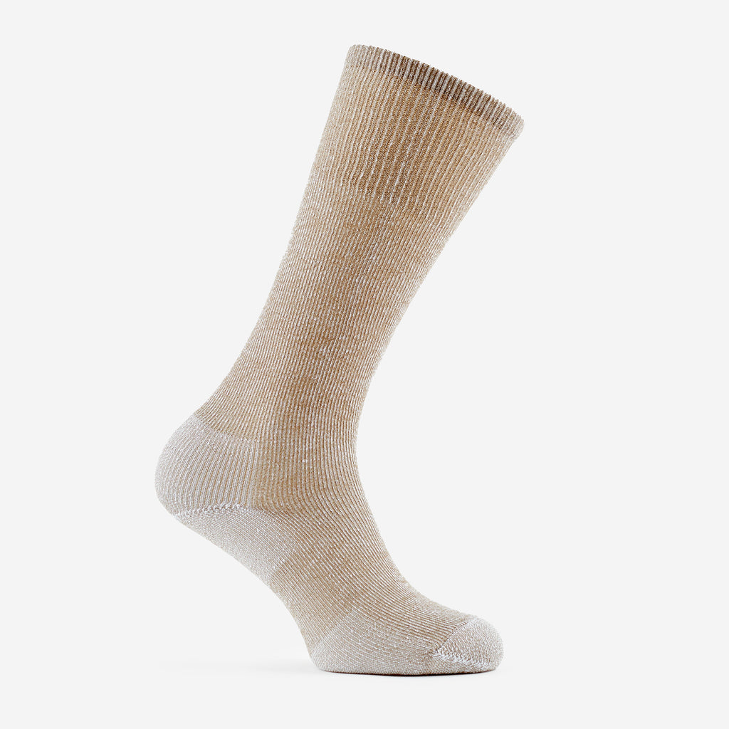 Thorlo Light Cushion Over-Calf Western Boot Socks | #color_cornstalk brown
