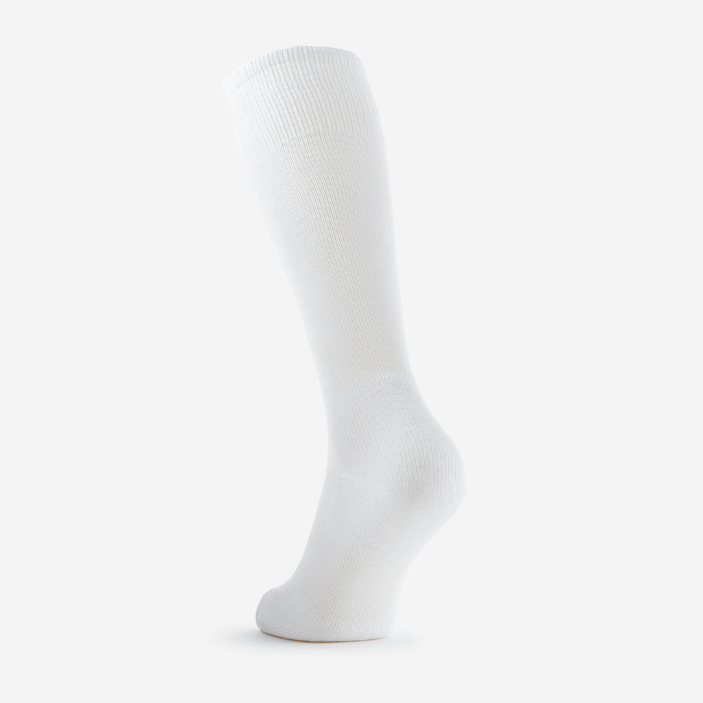Thorlo Light Cushion Over-Calf Western Boot Socks | #color_white
