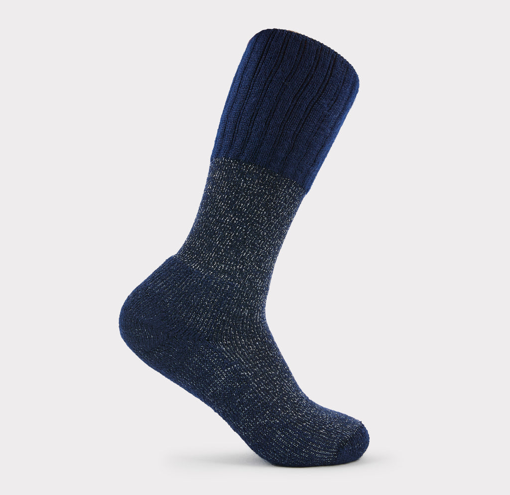 Thorlo Moderate Cushion Mid-Calf Western Boot Socks | #color_navy